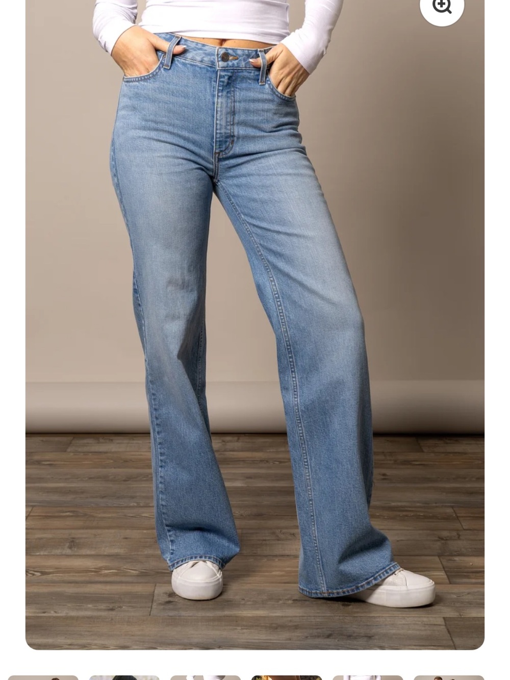 Kimes Ranch Zoey 10x34 Light Blue Boot Cut Jeans